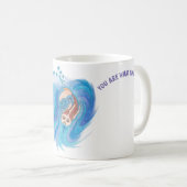 Un design FISH complexe sur un mug (Devant droit)