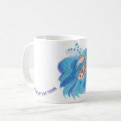 Un design FISH complexe sur un mug (Devant gauche)