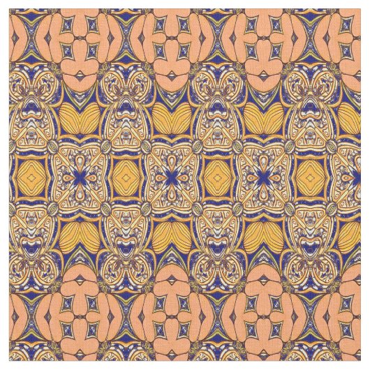 Un design motif d'impression de tissu multicolore (Fermer)