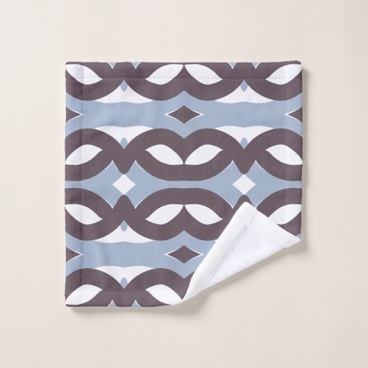 Un design motif d'impression multicolore dynamique (Gant de toilette)