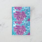 Un design textile dynamique avec violet et turq (Intérieur)