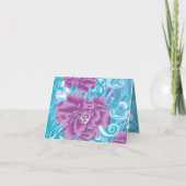 Un design textile dynamique avec violet et turq (Dos)