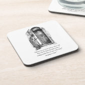 Un Dessous de verre Carol de Noël (Côté gauche)