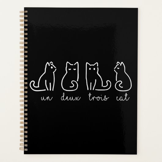 Un Deux Trois Cat Abstrait Français Kitty (Devant)