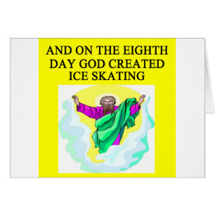 un dieu a créé le patinage de glace
