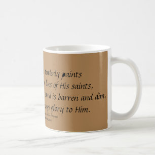 Un DIEU EST la tasse Stephanie Hutchinson du vers