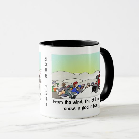 Un Dieu est né Mug (Devant droit)