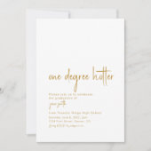 Un diplôme Hotter Graduation Party Invitation (Devant)