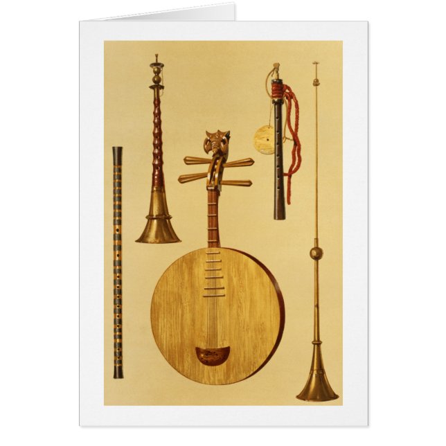 Un dizi, un sona, un yueqin, Chinois, un hich (Devant)