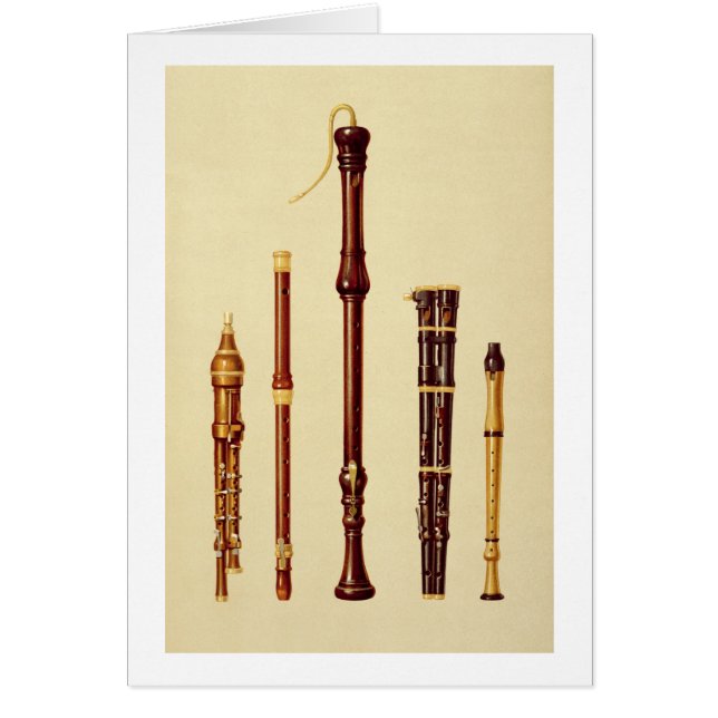 Un double flageolet, une cannelure allemande, un (Devant)
