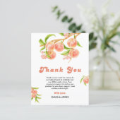 Un doux Carte de remerciements de Baby shower de p (Debout devant)