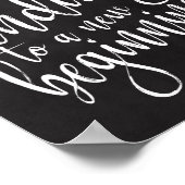 Un doux dénouement Panneau de mariage sur tableau (Coin)