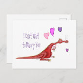 Un dragon aux fleurs Carte postale (Devant / Derrière)