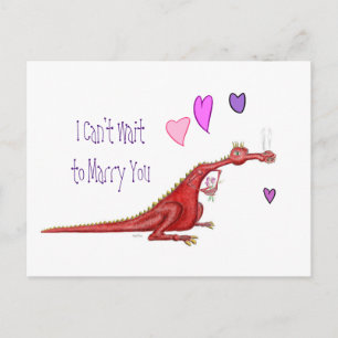 Un dragon aux fleurs Carte postale