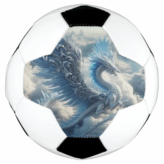 Un dragon époustouflant entouré de nuages  (Devant)