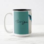 Un d'une tasse de café aimable de totem de girafe (Gauche)