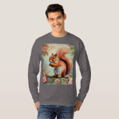 Un écureuil dessinant des t-shirts (Devant entier)