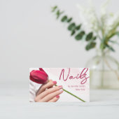Un élégant carte de visite Nail Salon (Debout devant)