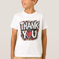 Un élégant T-shirt "Merci" - Faire un grand impact