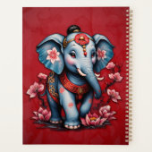 Un éléphant majestueux à la japonaise traditionnel (Dos)