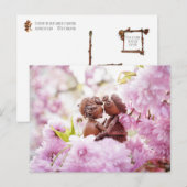 Un elfe de maïs sur la carte postale de l'arbre en (Devant / Derrière)