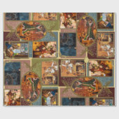 Un emballage cadeau de Noël Carol (Plat)