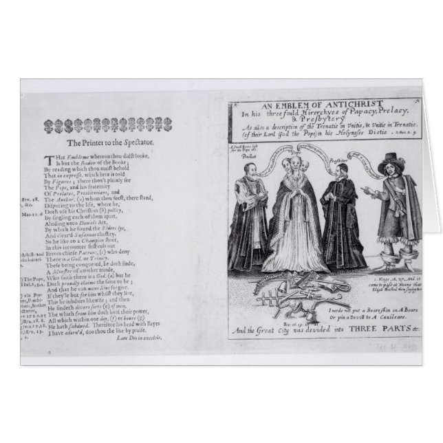 Un emblème de l'antichriste (Devant horizontal)