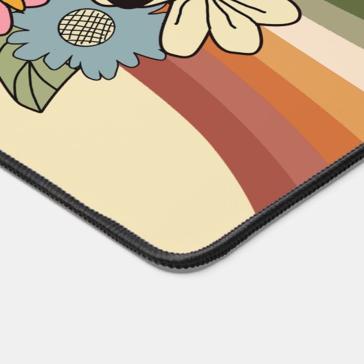 Un enseignant aimé Retro Super Floral Personnalisé (Coin)