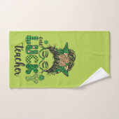 Un enseignant chanceux - Saint-Patrick (Serviette à main)