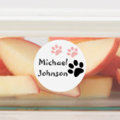 Un ensemble de étiquettes bébé, étiquette, pour fi (Apposé)