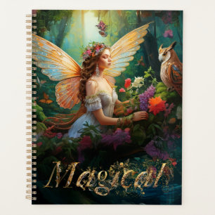 Un étang féerique magique Texte décoratif magique