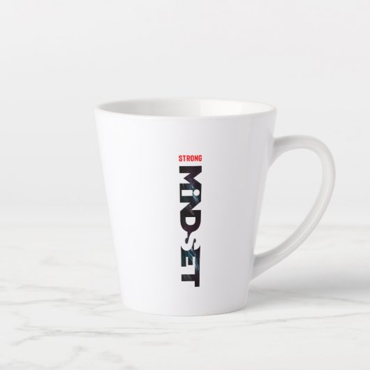 Un état d'esprit fort | Latte Mug (Droite)