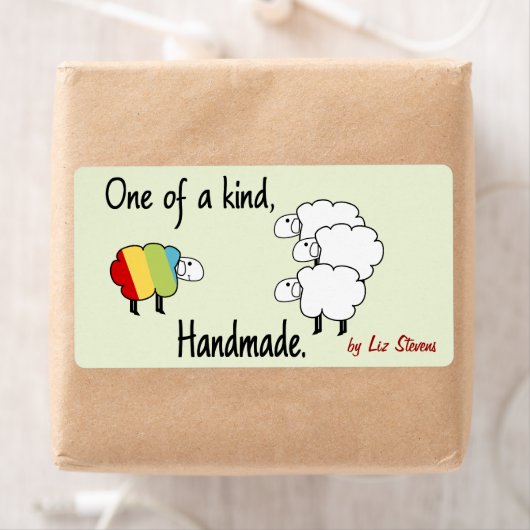 Un Étiquette artisanal (En situation)