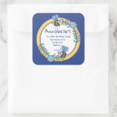 Un Étiquette de miel Carré sans vie (Sac)