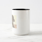 Un Étudiant de 2e année deux-tons café Mug (Centre)
