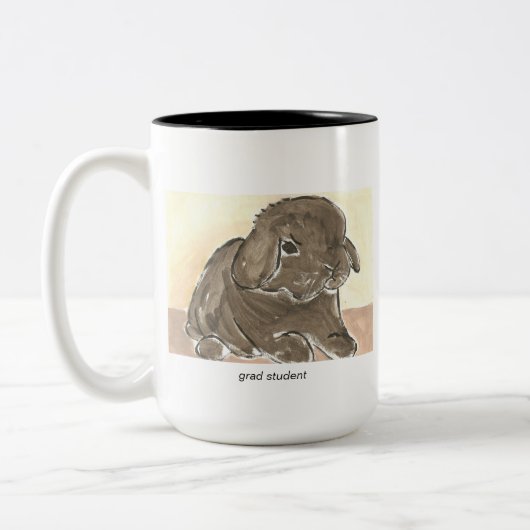 Un Étudiant de 2e année deux-tons café Mug (Gauche)