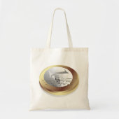 Un euro Sac fourre-tout pièce (Devant)