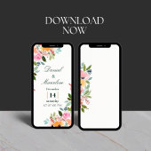 Un Faire-part de mariage Floral Étonnant