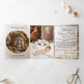 Un Faire-part de naissance délicat et humoristique (Intérieur)