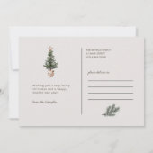 Un faste d'espoir Carte photo de Noël (Dos)