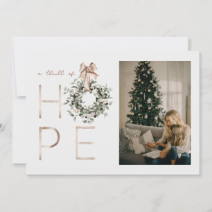 Un faste d'espoir Carte photo de Noël