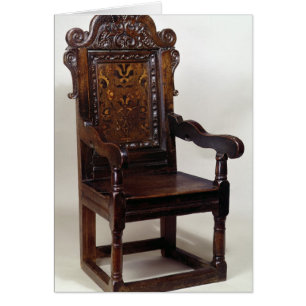 Un fauteuil Charles I, milieu des années 1600