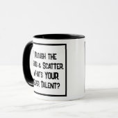 Un fermier super talentueux. Mug à café à deux ton (Devant gauche)