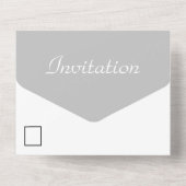 Un Fête d'anniversaire tout en une invitation (Verso)