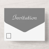 Un Fête d'anniversaire tout en une invitation (Verso)