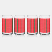 un fond rayé rouge et vert (Gauche)