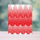 un fond rouge et blanc avec beaucoup de points (Neutre)