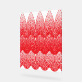 un fond rouge et blanc avec beaucoup de points (Angle)