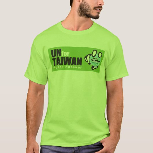 UN for TAIWAN - Mannen shirt (Voorkant)
