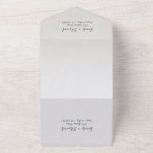 Un Forêt Rustique D'Aquarelle Tout En Une Invitation (Dehors)